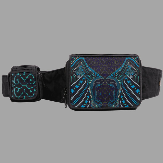 Icaruna Blue Green Belt Bag - symbolika