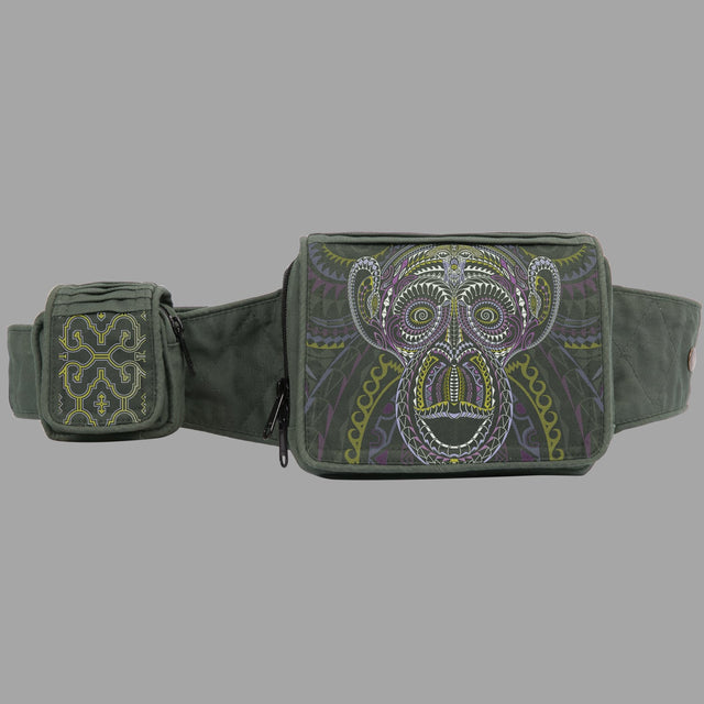 Tā Moko Monkey Belt Bag - symbolika