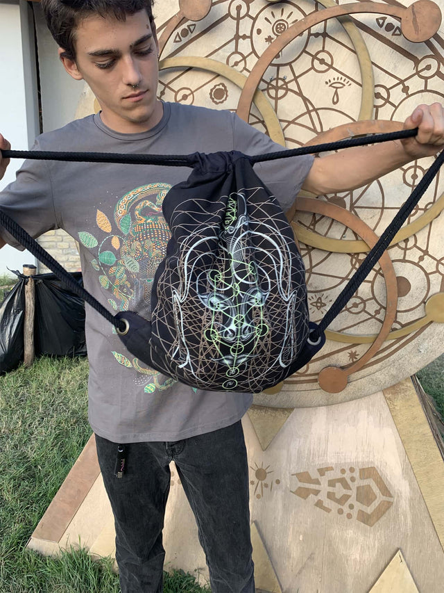 Buddha Vibes Hung Drawstring Bag - symbolika