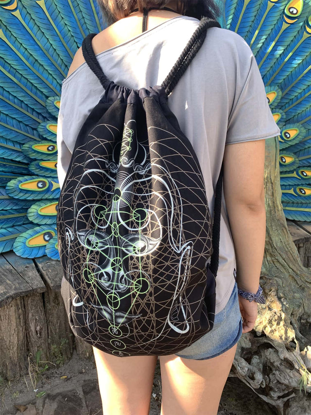 Buddha Vibes Hung Drawstring Bag - symbolika