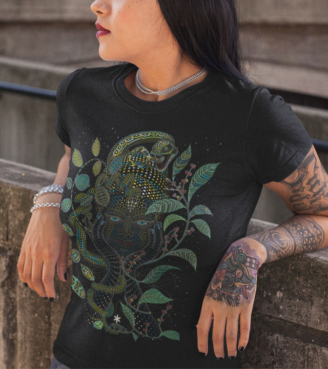 Aya – Damen-T-Shirts auf Bestellung – dunkle Farbtöne