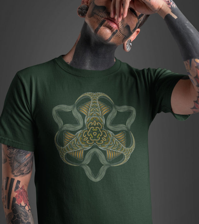 Gewickeltes Herren-T-Shirt – auf Bestellung gefertigt – Farbauswahl