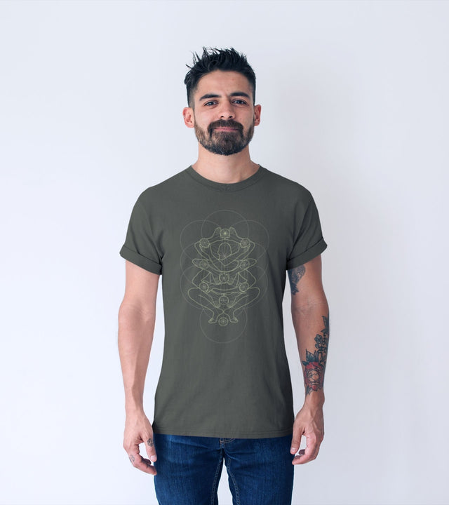 Dance Like a Tree Line Herren T-Shirt – Auf Bestellung – Farbauswahl