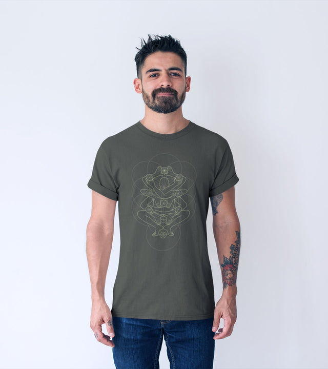 Dance Like a Tree Line Men T-Shirt - Made to order - Choice of Colours