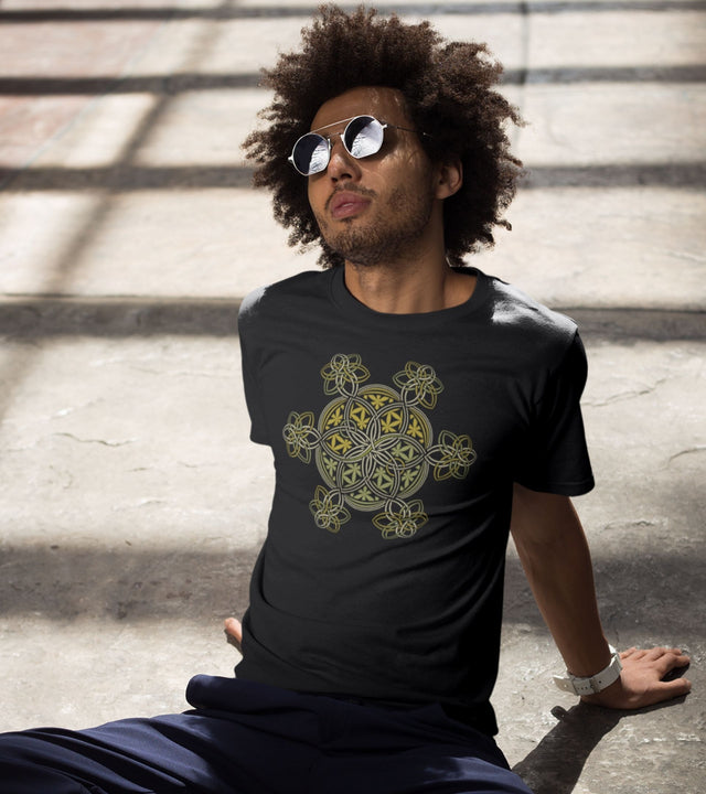 Flower Of Life - YinYang - Men T-shirt - Colors - Made to Order