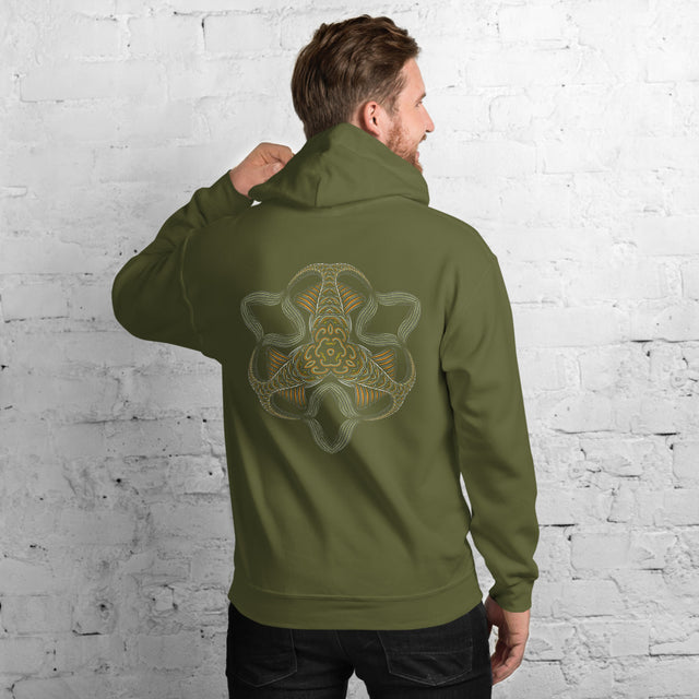Coiled Shroom - Unisex Hoodie - Made to order - Choice of Colours