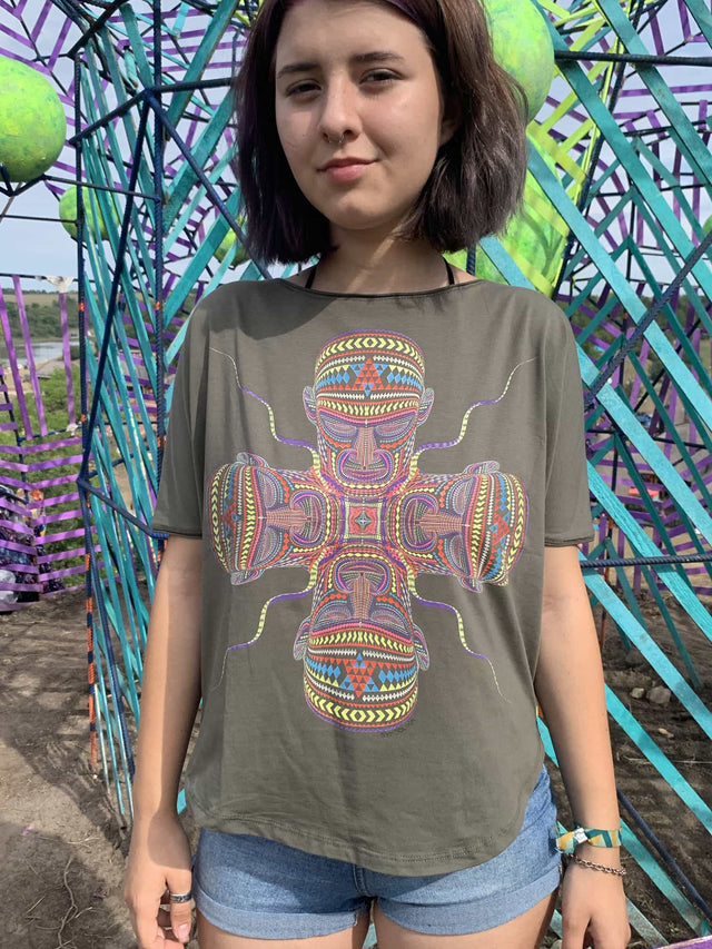 Chango Women Loose T-Shirt - symbolika