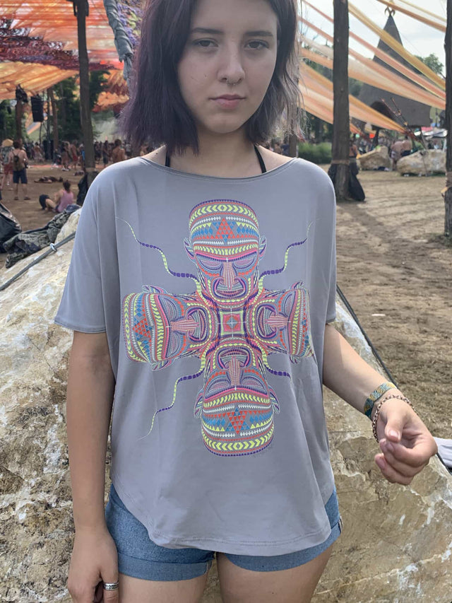 Chango Women Loose T-Shirt - symbolika