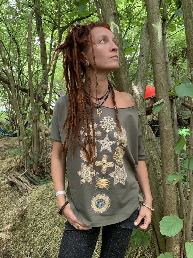 Symbol Tree Women Loose T-Shirt - symbolika