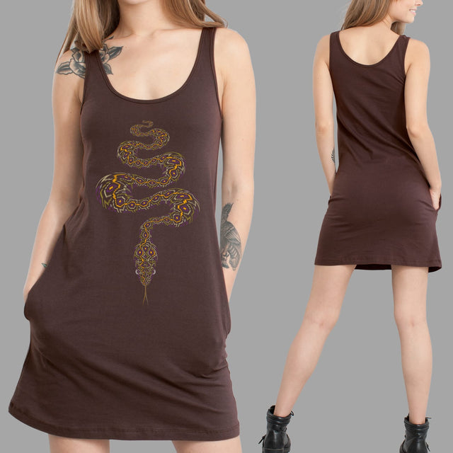 Anakonda Women Pocket Dress - symbolika