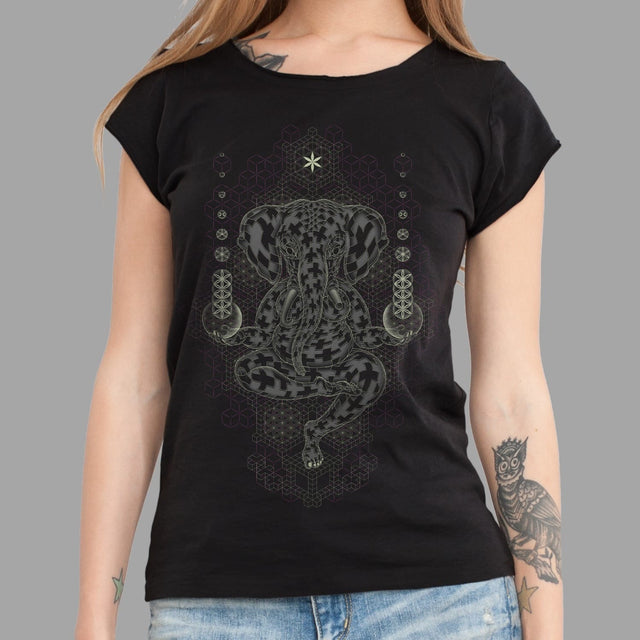 Ganesh Vibration Women T-Shirt - symbolika