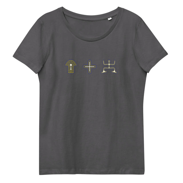Pilz + Party – T-Shirts auf Bestellung für Damen – dunkle Farbtöne
