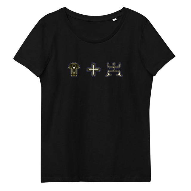 Pilz + Party – T-Shirts auf Bestellung für Damen – dunkle Farbtöne