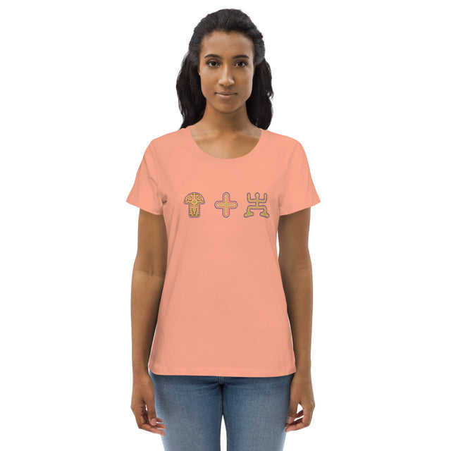 Mushroom + Party - Women Made to Order  T-shirts - Light Shades