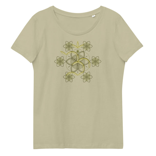 Blume des Lebens – OM – T-Shirts auf Bestellung für Damen – helle Farbtöne